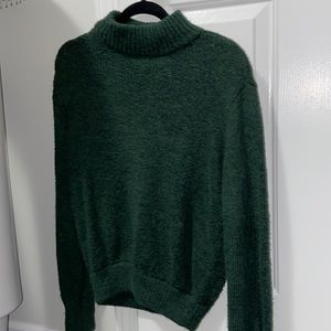 aerie green sweater